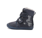 D.D.Step helendava talla ja villase voodriga barefoot-saapad, royal blue/063