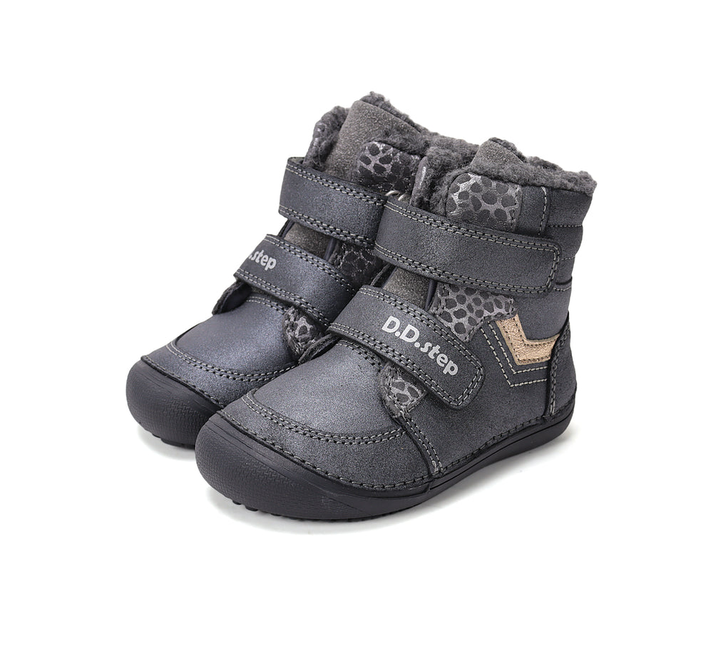 D.D.Step sooja voodriga barefoot-saapad, black/063