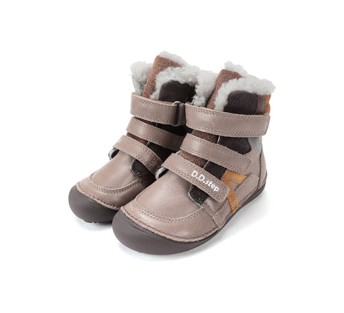 D.D.Step sooja villase voodriga talvesaapad, chocolate 063