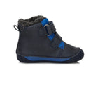 D.D.Step villase voodriga nahast barefoot-saapad, royal blue/kallur 070