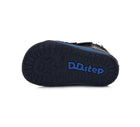 D.D.Step villase voodriga nahast barefoot-saapad, royal blue/kallur 070