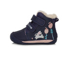 D.D.Step nahast barefoot-saapad, royal blue/jänes 070