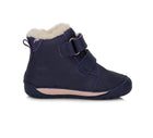 D.D.Step nahast barefoot-saapad, royal blue/jänes 070