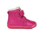 D.D.Step nahast barefoot-saapad, dark pink 070