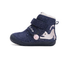 D.D.Step nahast barefoot-saapad, bermuda blue/kass palliga 070