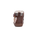 D.D.Step nahast barefoot-saapad, chocolate/liblikas 070