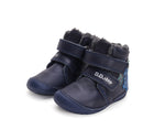 D.D.Step villase voodriga nahast barefoot-saapad, royal blue/AW'24 070