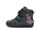 D.D.Step villase voodriga nahast barefoot-saapad, emerald/AW'24 070