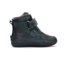 D.D.Step villase voodriga nahast barefoot-saapad, emerald/AW'24 070