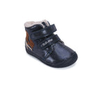 D.D.Step nahast barefoot-saapad, royal blue/orav