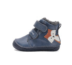 D.D.Step nahast barefoot-saapad, bermuda blue/rebane