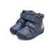D.D.Step nahast barefoot-saapad, bermuda blue/rebane