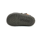 D.D.Step nahast barefoot-saapad, khaki/rebane