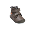 D.D.Step nahast barefoot-saapad, khaki/rebane
