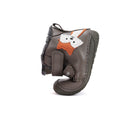 D.D.Step nahast barefoot-saapad, khaki/rebane