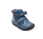 D.D.Step nahast barefoot-saapad, royal blue/hunt