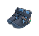D.D.Step nahast barefoot-saapad, royal blue II/hunt