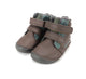 D.D.Step nahast barefoot-saapad, chocolate/pilveke