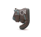 D.D.Step nahast barefoot-saapad, chocolate/pilveke