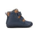D.D.Step nahast barefoot-saapad, royal blue/pilveke