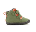 D.D.Step nahast barefoot-saapad, olive/Roar...