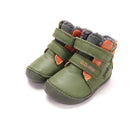 D.D.Step nahast barefoot-saapad, olive/Roar...