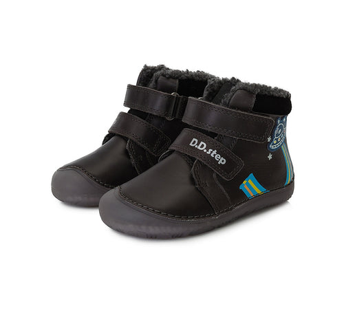 D.D.Step villase voodri ja helendava tallaga barefoot-saapad, dark grey/UFO 073