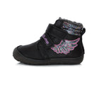 D.D.Step sooja voodri ja helendava tallaga barefoot-saapad, black/tiivad 073