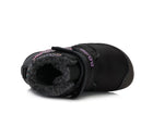 D.D.Step sooja voodri ja helendava tallaga barefoot-saapad, black/tiivad 073