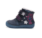 D.D.Step helendava talla ja embleemiga barefoot-saapad, royal blue/haldjas 073