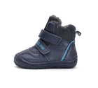 D.D.Step villase voodriga nahast barefoot-saapad, royal blue/AW'24 073