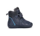 D.D.Step villase voodriga nahast barefoot-saapad, royal blue/AW'24 073