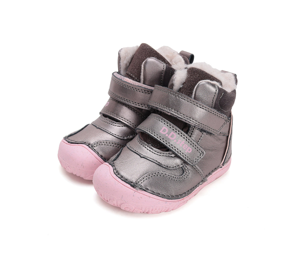 D.D.Step villase voodriga nahast barefoot-saapad, bronze/AW'24 073