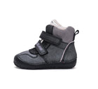 D.D.Step villase voodriga nahast barefoot-saapad, black/AW'24 073