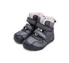 D.D.Step villase voodriga nahast barefoot-saapad, black/AW'24 073
