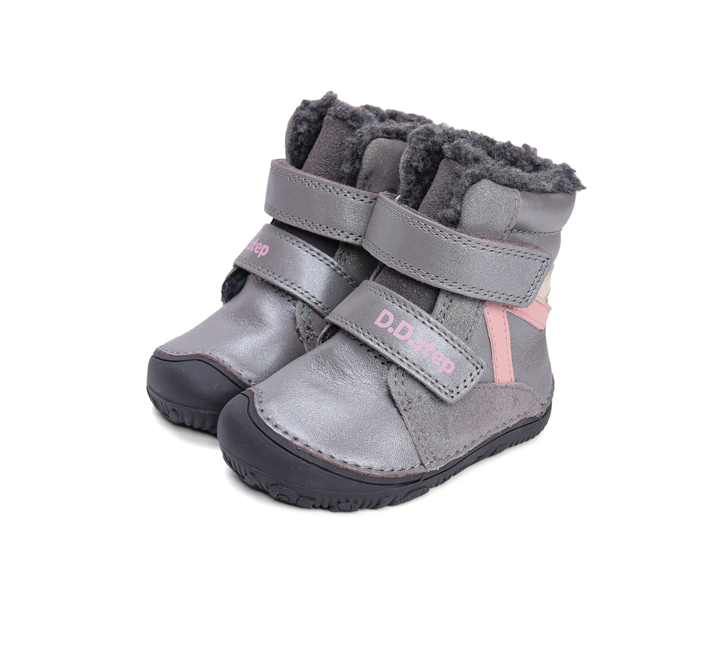 D.D.Step villase voodri ja kõrgema säärega barefoot-saapad, dark grey/AW'25 073