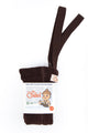 Silly Silas Teddy traksidega retro soojad retuusid, chocolate