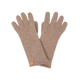 Van De Steppe Wavy knit 100% kašmiirist sõrmikud naistele, Taupe