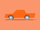 Waytoplay Back and Forth car Orange