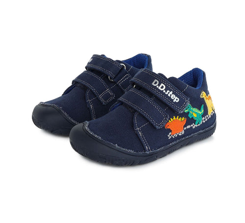 D.D.Step tekstiilist tossud, royal blue/dinosaurused 073