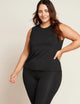 Boody Women's Active Muscle Tank Top, black