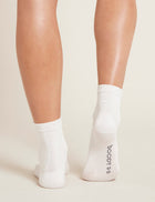 Boody Women's Everyday Ankle Socks- White