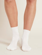 Boody Women's Everyday Ankle Socks- White