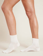 Boody Women's Everyday Ankle Socks- White