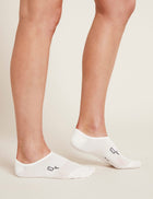 Boody Women's Invisible Active Socks- White