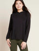Boody Women's Long Sleeve Hooded T-Shirt, black