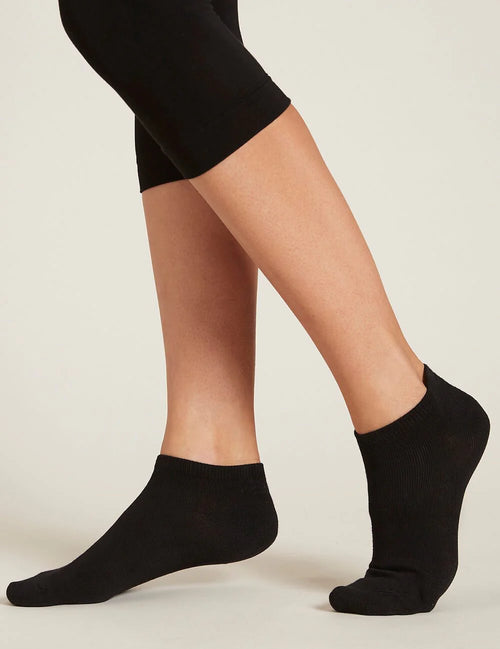 Boody Women's Low Cut Sneaker Sock, black
