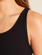 Boody Women's Ribbed Tank Top, black
