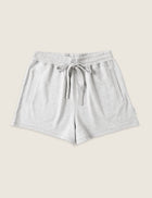 Boody Women's Weekend Sweat Short, grey marl