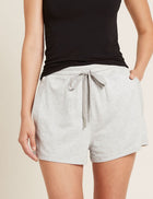 Boody Women's Weekend Sweat Short, grey marl